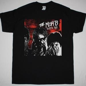 Misfits Static Age New Black T Shirt
